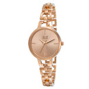 ELIZ ES8899L2RPR Metal Case and Bracelet Three-hands Women's Watch