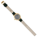 ELIZ ES8909L1GEE SS Caseback & Leather Strap 3-Hands Women's Watch