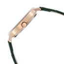 ELIZ ES8911L1REE SS Caseback Leather 3 Hands Women's Watch