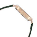 ELIZ ES8911L1REE SS Caseback Leather 3 Hands Women's Watch