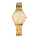 ELIZ ES8919L2GCG Metal Case and Bracelet 3-Hands Women's Watch