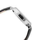 ELIZ ES8921G1SSN SS Caseback & Leather Strap Small-Seconds Men's Watch