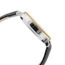 ELIZ ES8921G1TCN SS Caseback & Leather Strap Small-Seconds Men's Watch