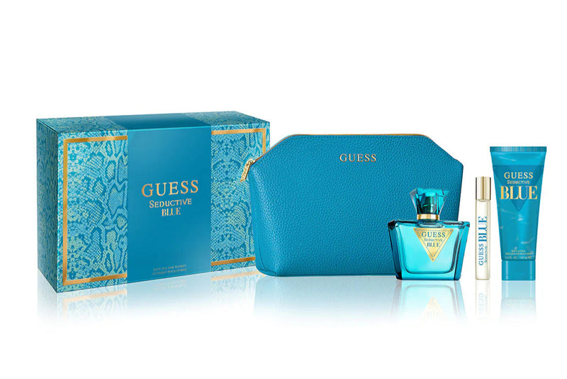 Guess Seductive blue for women 4 piece Gift Set