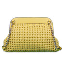 Guess Sicilia Shoulder Large Frame Clutch Yellow Convertible Strap-xpressionsstyle