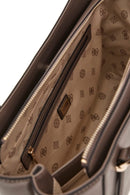 Guess Women's Daryna Elite Tote Carry Bag, Dark Taupe