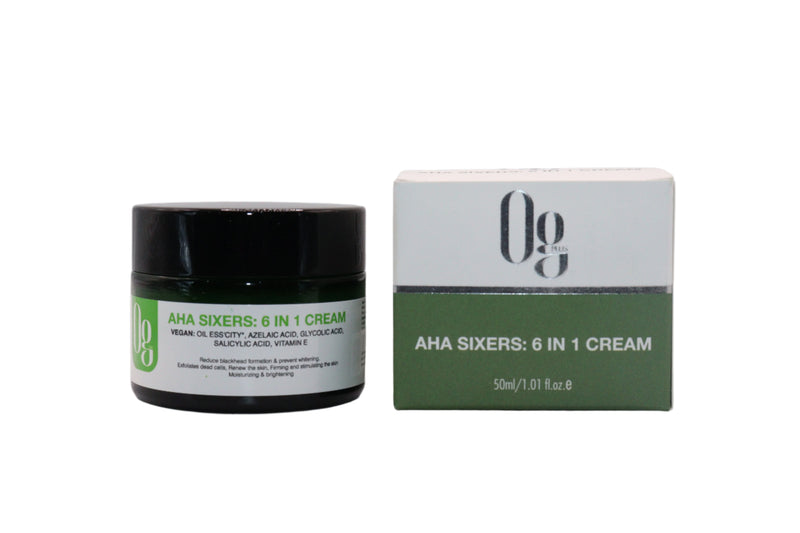 Og Plus AHA Sixers: 6 in 1 Cream