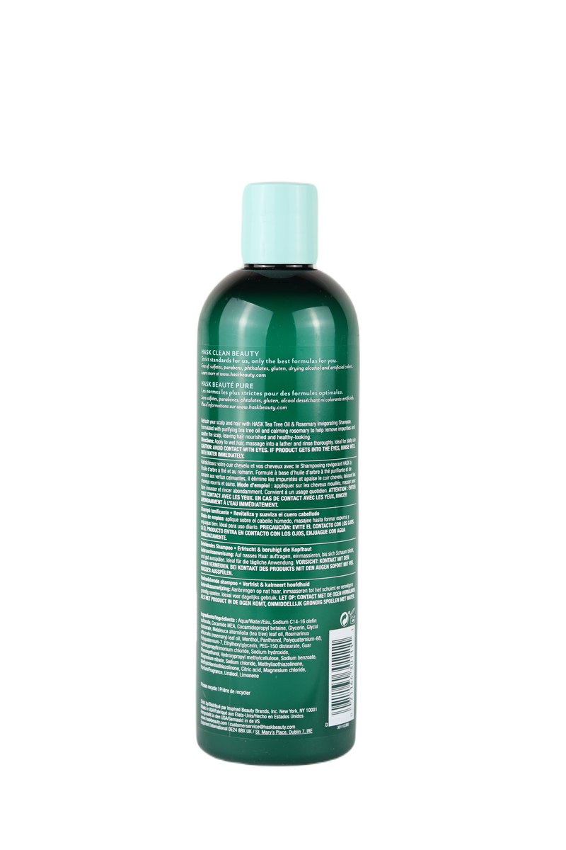 Hask Tea Tree Oil & Rosemary Shampoo 355ml