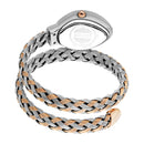 Just Cavalli JC1L264M0075 Women's Twined Two Tones Snake Quartz Watch