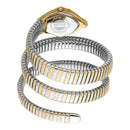 Just Cavalli JC1L304M0055 Women's Mesmerizing Two Tones YG Silver Snake Quartz Watch