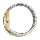 Just Cavalli JC1L304M0055 Women's Mesmerizing Two Tones YG Silver Snake Quartz Watch