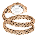 Just Cavalli JC1L305M0045 Women's Twined Rose Gold Silver Snake Quartz Watch