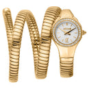 Just Cavalli JC1L355M0025 Women's Vita Yellow Gold Silver Snake Quartz Watch