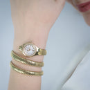 Just Cavalli JC1L355M0025 Women's Vita Yellow Gold Silver Snake Quartz Watch