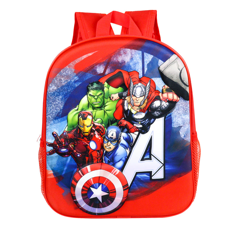 Marvel Avengers Kids Embossed 3D Backpack