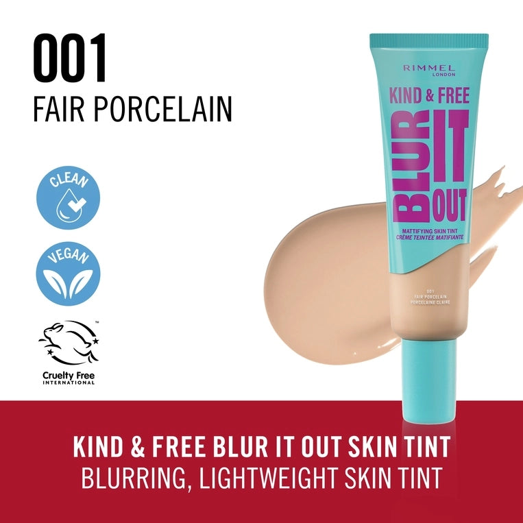 Rimmel Kind & Free BLUR IT OUT Mattifying Skin Tint