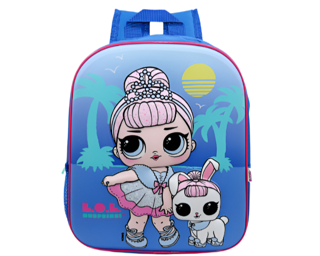 L.O.L Surprise! Kids Embossed 3D Backpack-xpressionstyle