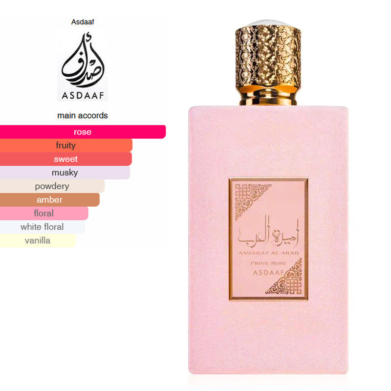 Ameerat Al Arab Prive Rose By Lattafa for Women EDP 100ml