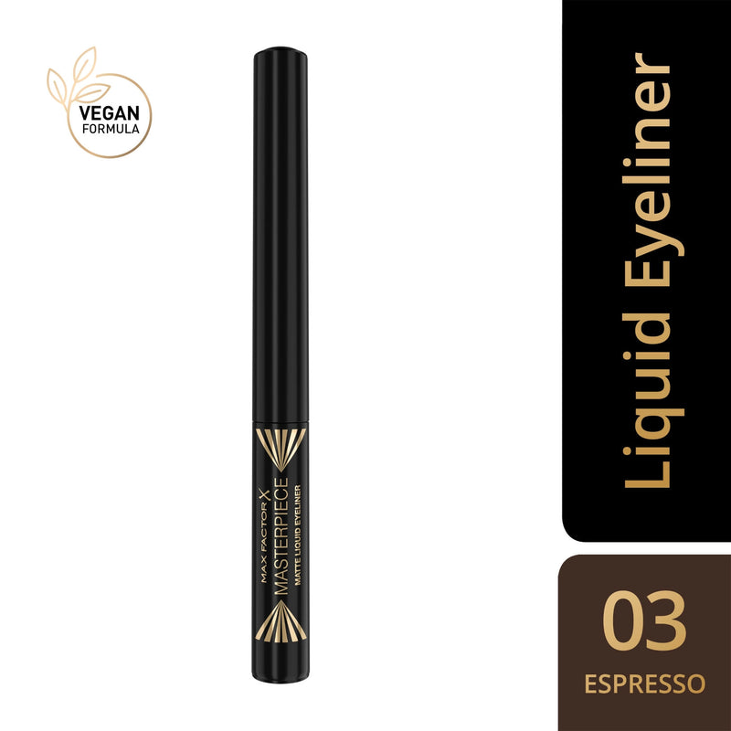 Masterpiece Matte Liquid Eyeliner - 03 - Espresso, 1.7ml