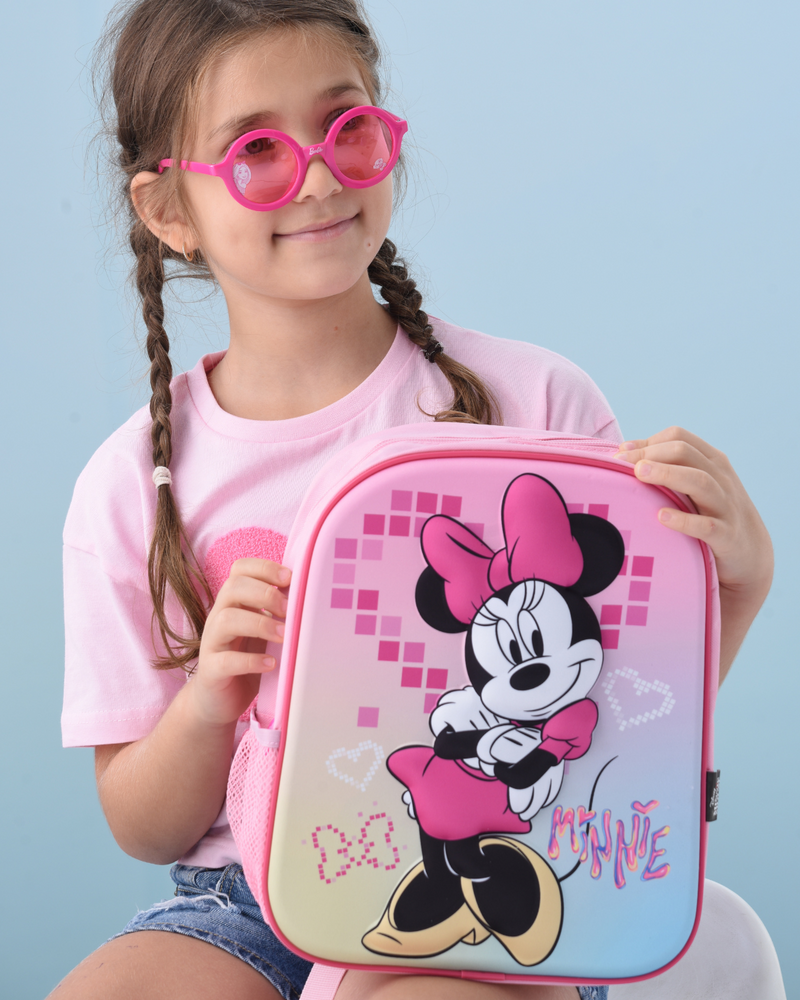 Mini Mouse Kids Embossed 3D Backpack