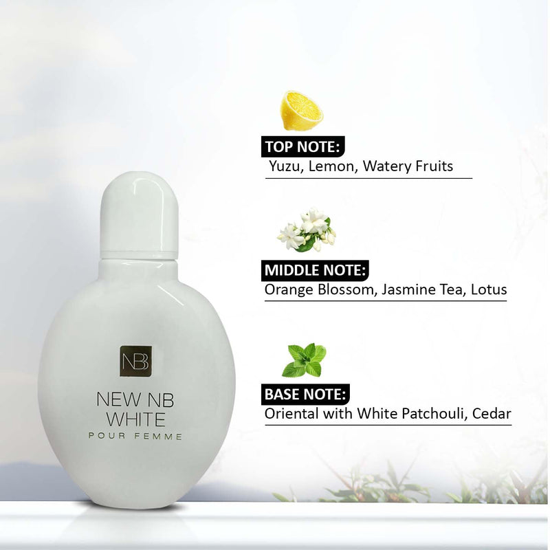New Nb White Pour Femme Perfume for Women 125ml-xpressionsstyle