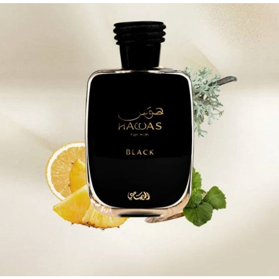 Buy Hawas Black Perfume by Rasasi 100ml | Shop Unisex UAE