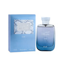 Blue Haldas Ice perfume bottle and packaging on a white background