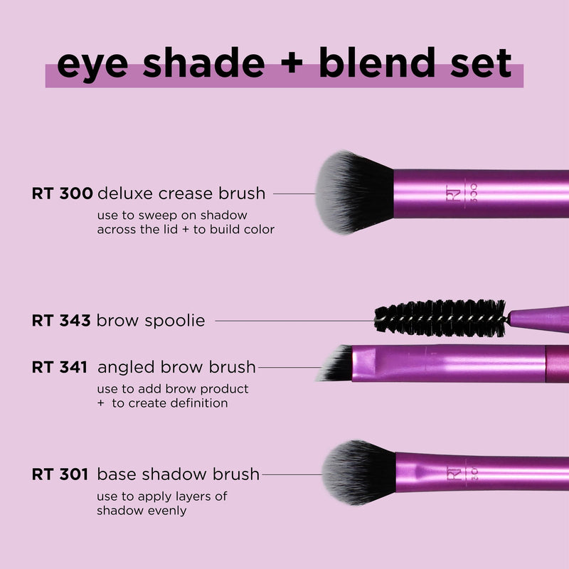 Real TechniqueEye Eye Shade & Blend Makeup Brush Trio