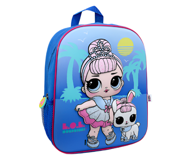 L.O.L Surprise! Kids Embossed 3D Backpack