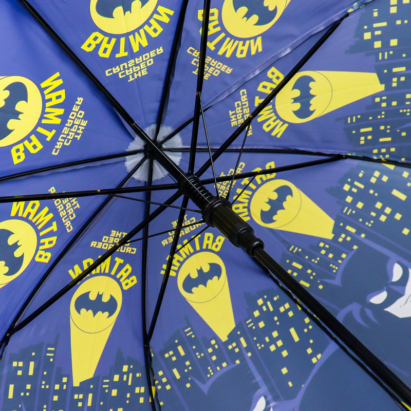 Batman Plastic Cover Umbrella for Kids with Whistle