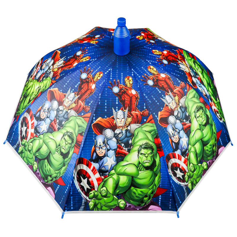 Avengers Plastic Cover Umbrella for Kids with Whistle