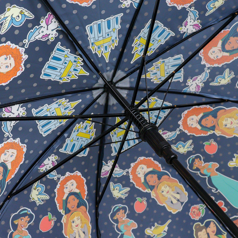 Disney Princess Plastic Cover Umbrella for Kids with Whistle