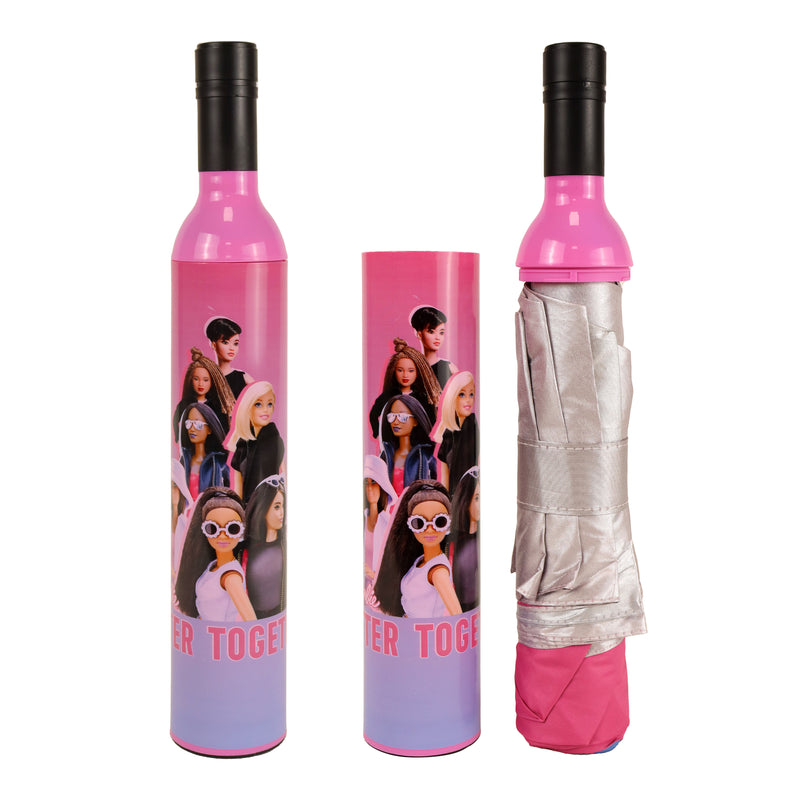 Barbie Umbrellas For Kids with Matching Bottle Cases-xpressionsstyle