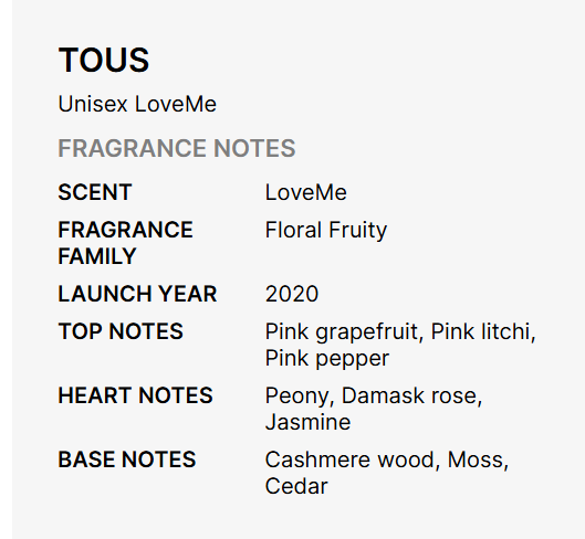 Tous Love Me Eau De Parfum for Women 90ml