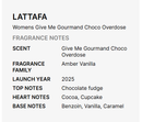 Lattafa Give Me Gourmand Choco Overdose Eau De Parfum for Unisex 75ml