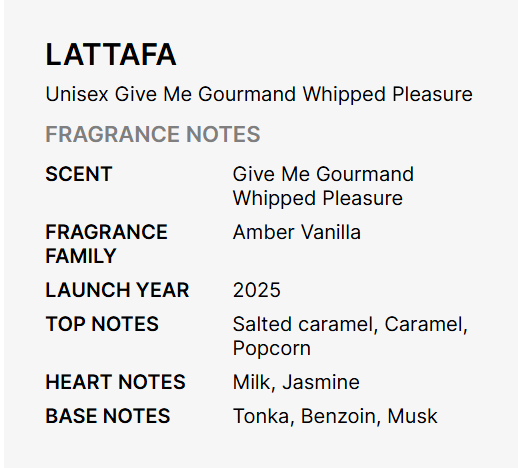 Lattafa Give Me Gourmand Whipped Pleasure Eau De Parfum for Unisex 75ml