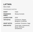 Lattafa Habik Eau De Parfum for Men 100ml
