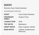 Gucci Guilty Absolute Pour Femme Eau De Parfum 50ml