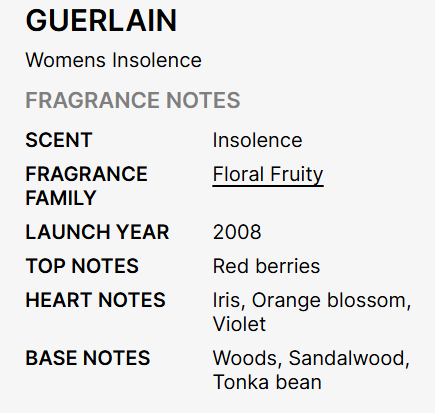 Guerlain Insolence Paris Eau De Parfum for Women 75ml