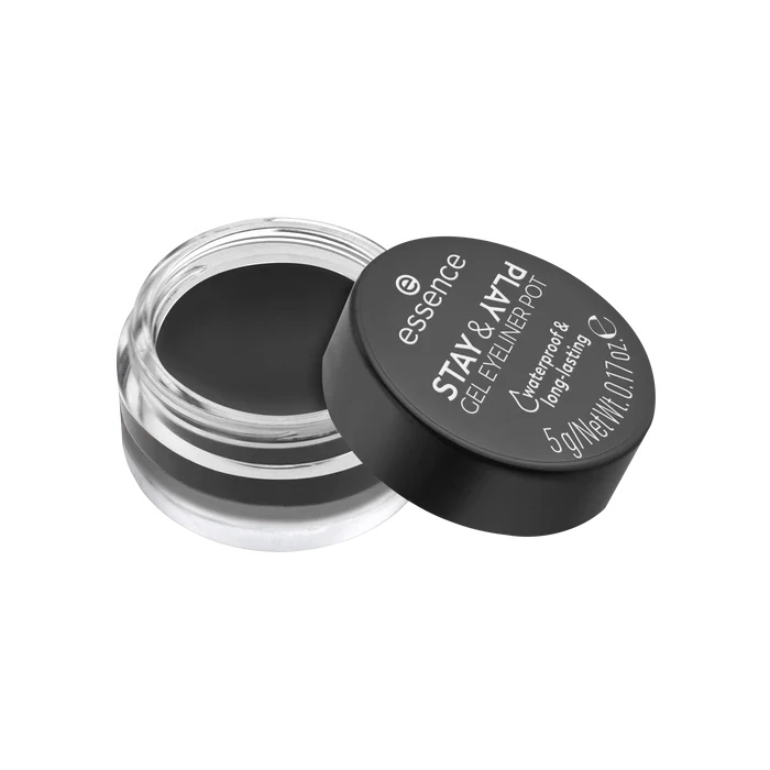 Essence Stay & Play Gel Eyeliner Pot 01 Black