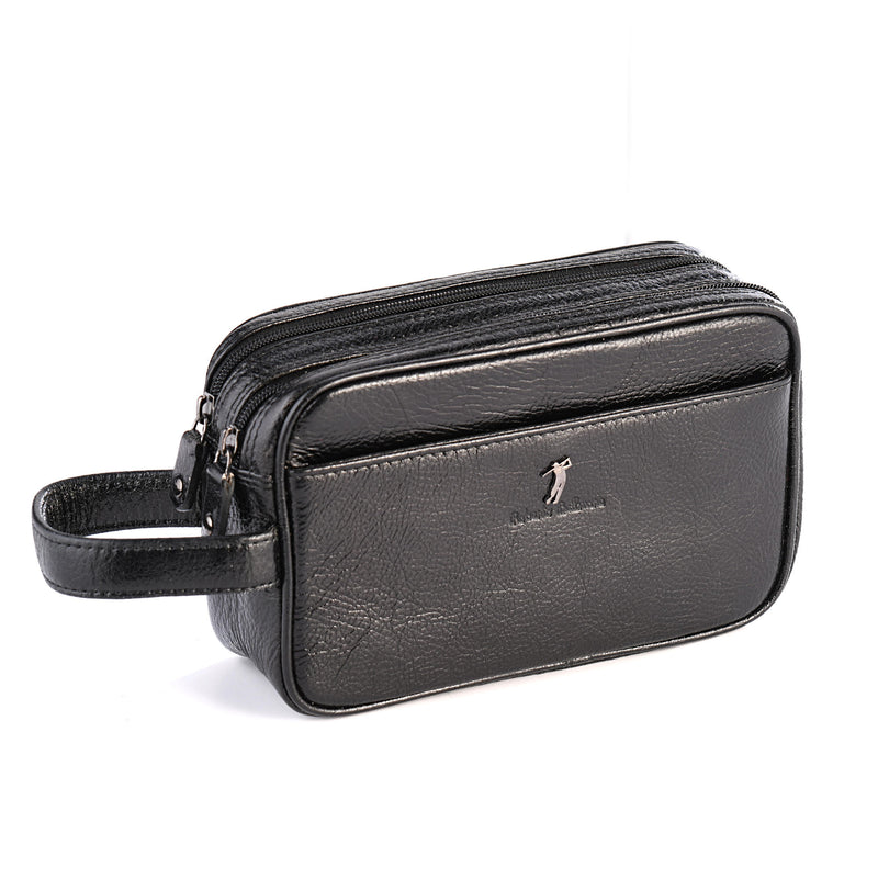 Roberto Ballmore Unisex Zippered Toiletry Bag