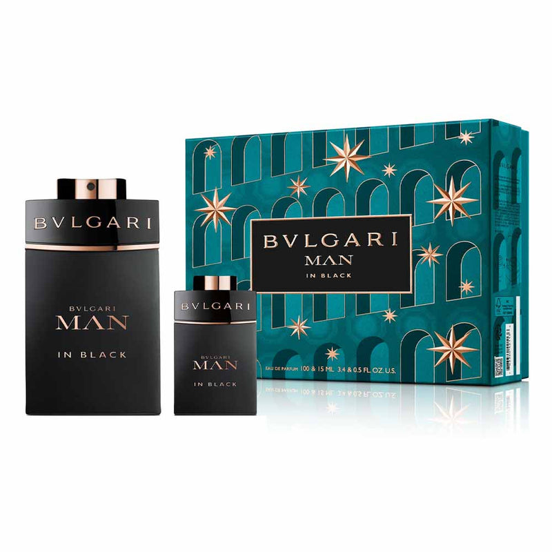 Bvlgari Man in Black for Men EDP 100ml + TS 15ml 2Pcs Gift Set