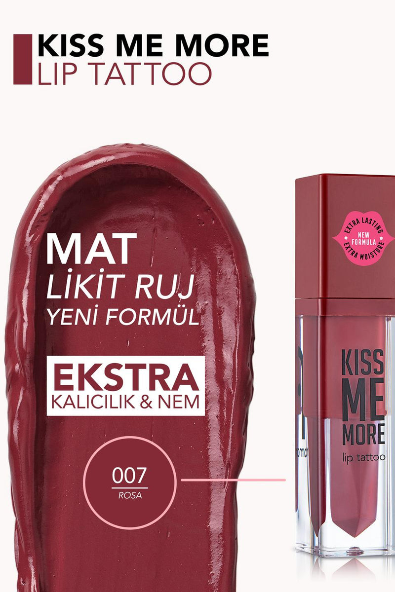 Flormar Kiss Me More Lip Tattoo Lipstick