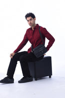 Cross Genuine Leather Crossbody Bag