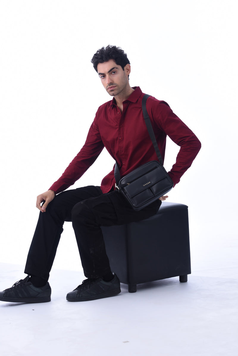 Cross Genuine Leather Crossbody Bag