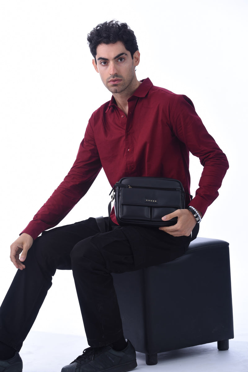 Cross Genuine Leather Crossbody Bag