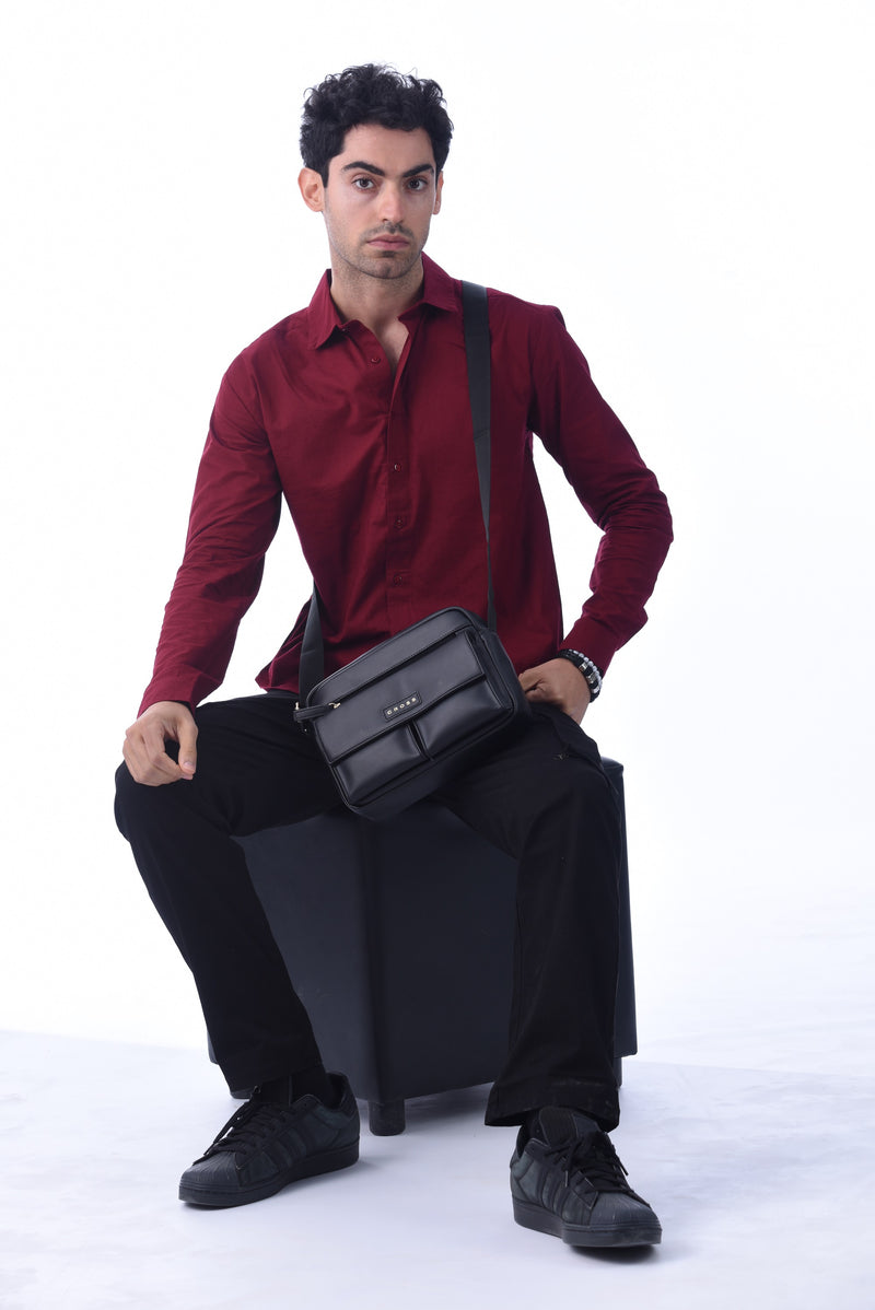 Cross Genuine Leather Crossbody Bag