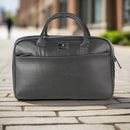 Cross Leather Men's Duffel Bag (Black)-xpressionsstyle