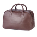 Cross Leather Men's Duffel Bag (Brown)-xpressionsstyle