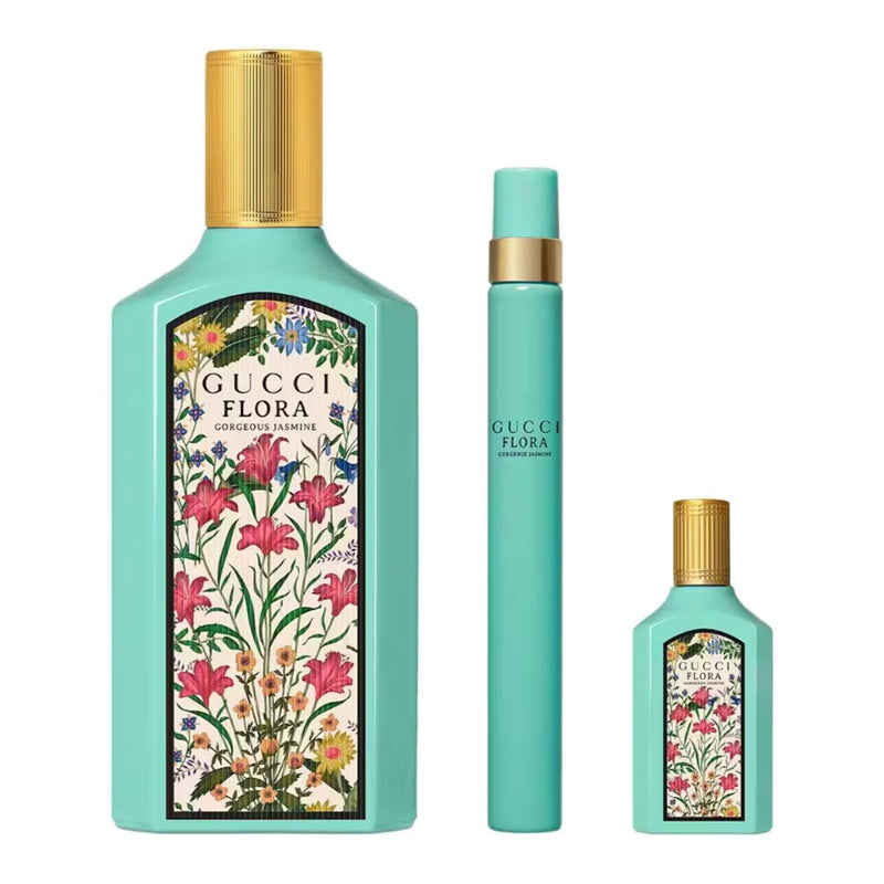 Gucci Flora Gorgeous Jasmine for Women Set EDP 100ml + EDP 10ml + EDP 5ml